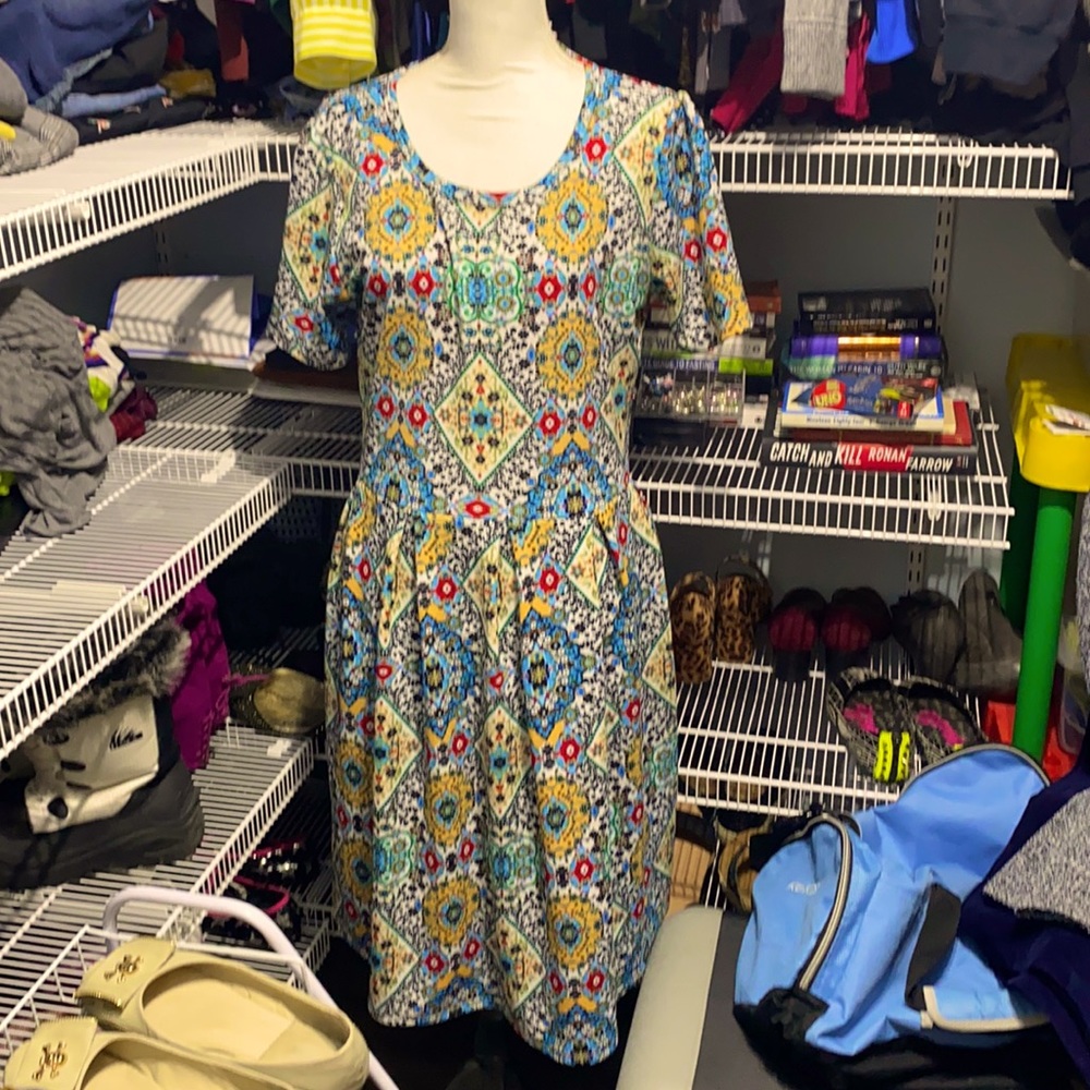 Lula Roe Amelia ALine Dress